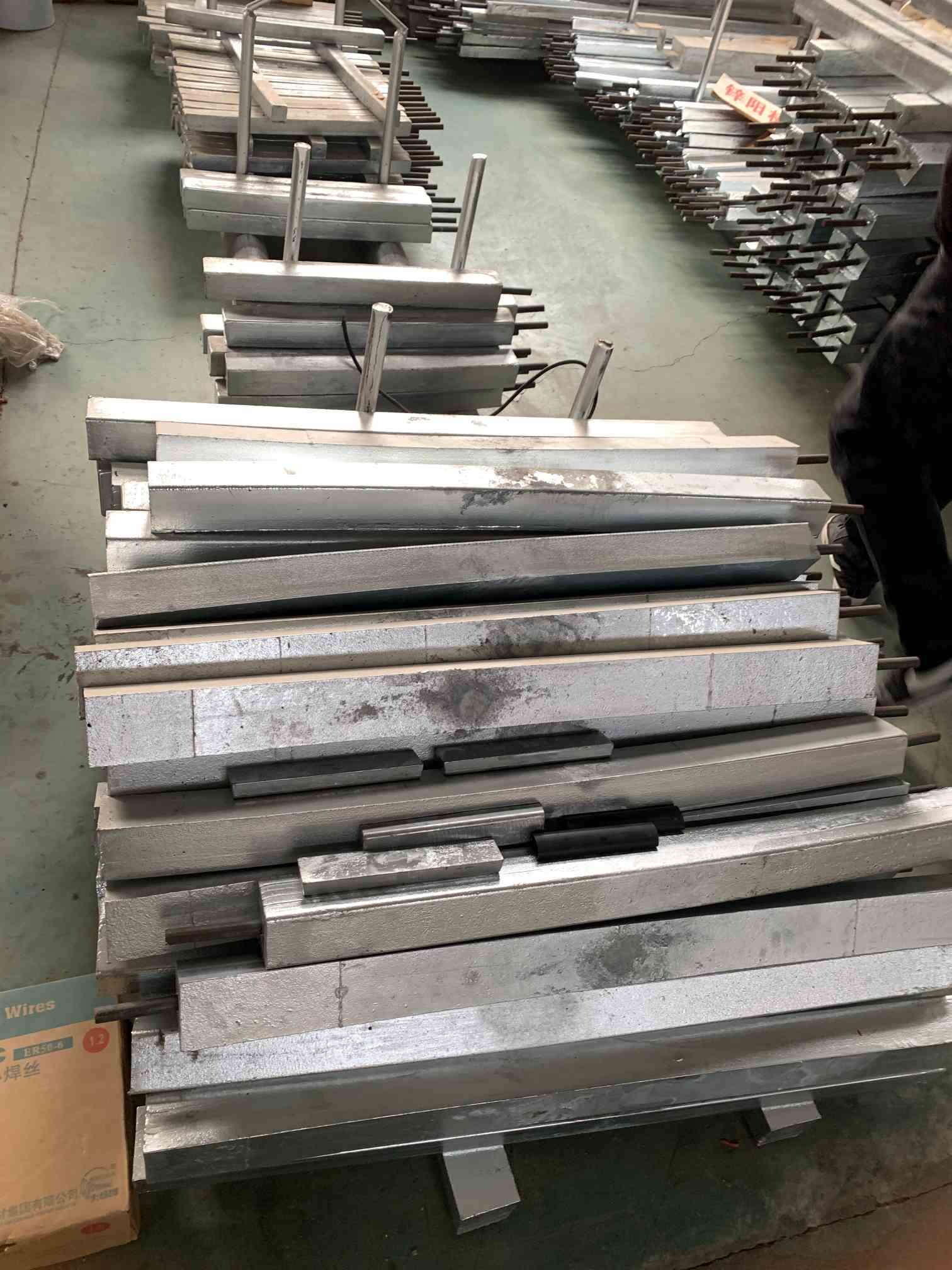 電廠工程防腐鋁鋅合金犧牲陽極 ZP-2燃氣輸水管道預包裝鋅陽極