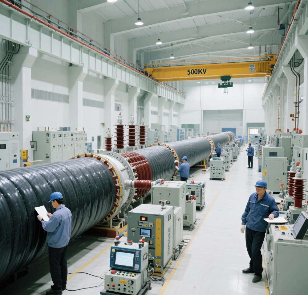 500kV 高壓電纜試驗(yàn)
