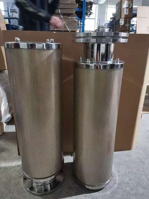 消音器 XY-30多層消音棉組成 2寸接口 30公斤壓力不銹鋼高壓消聲器 XY系列吸附式干燥機消音器