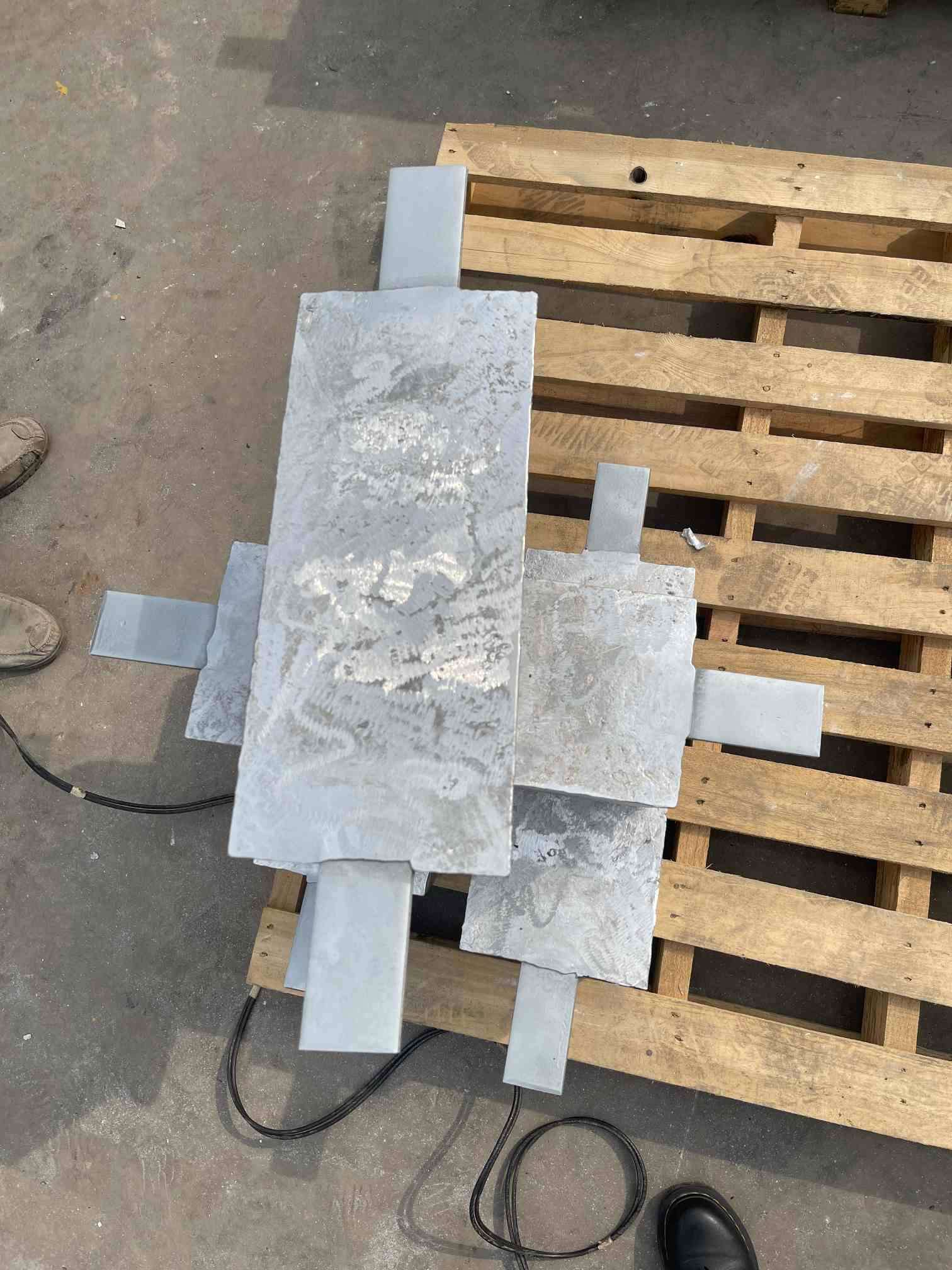 平貼兩頭扁鐵鋁陽極 海洋船體碼頭儲罐陰極保護(hù)防腐用鋁陽極塊
