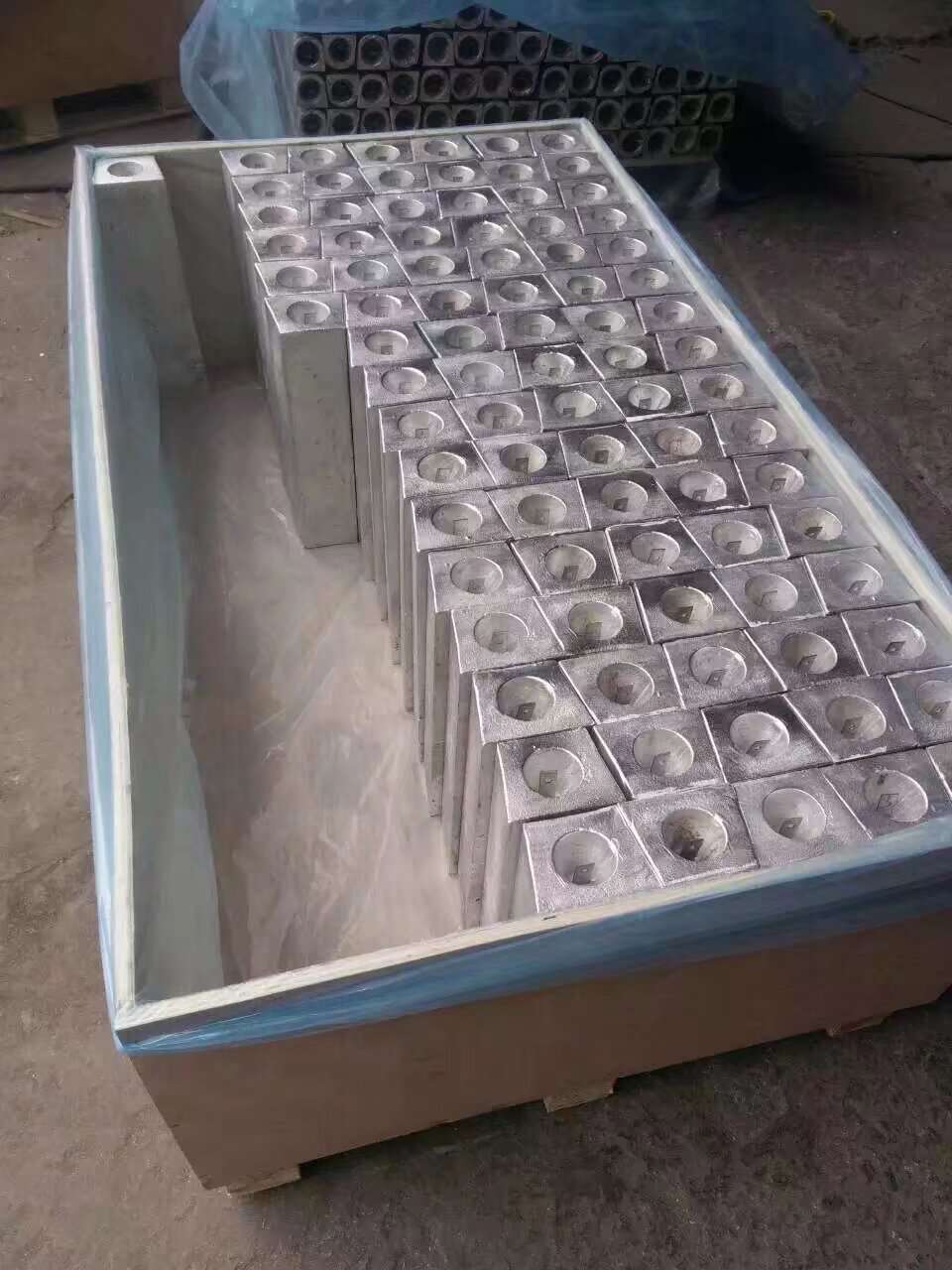 埋地管道陰保預(yù)包裝高電位鎂錳合金犧牲陽(yáng)極 水庫(kù)閘門支架鎂陽(yáng)極