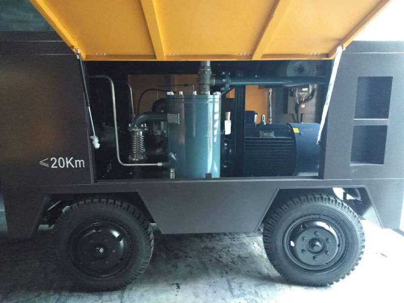 移動噴漿護坡噴錨螺桿空壓機90千瓦16立方