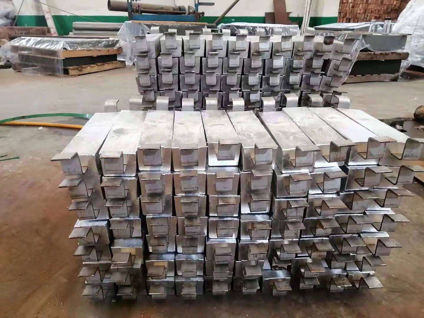 圓盤狀鋁合金犧牲陽極 儲罐內用AC-3支架式鋁合金犧牲陽極16kg