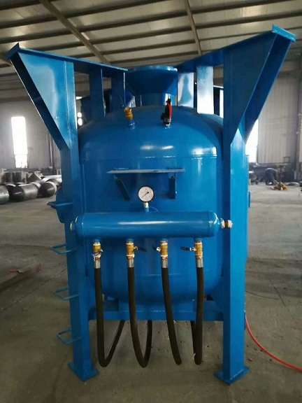 河北吳橋噴砂防腐機械設備開放式噴砂機氣控噴砂機