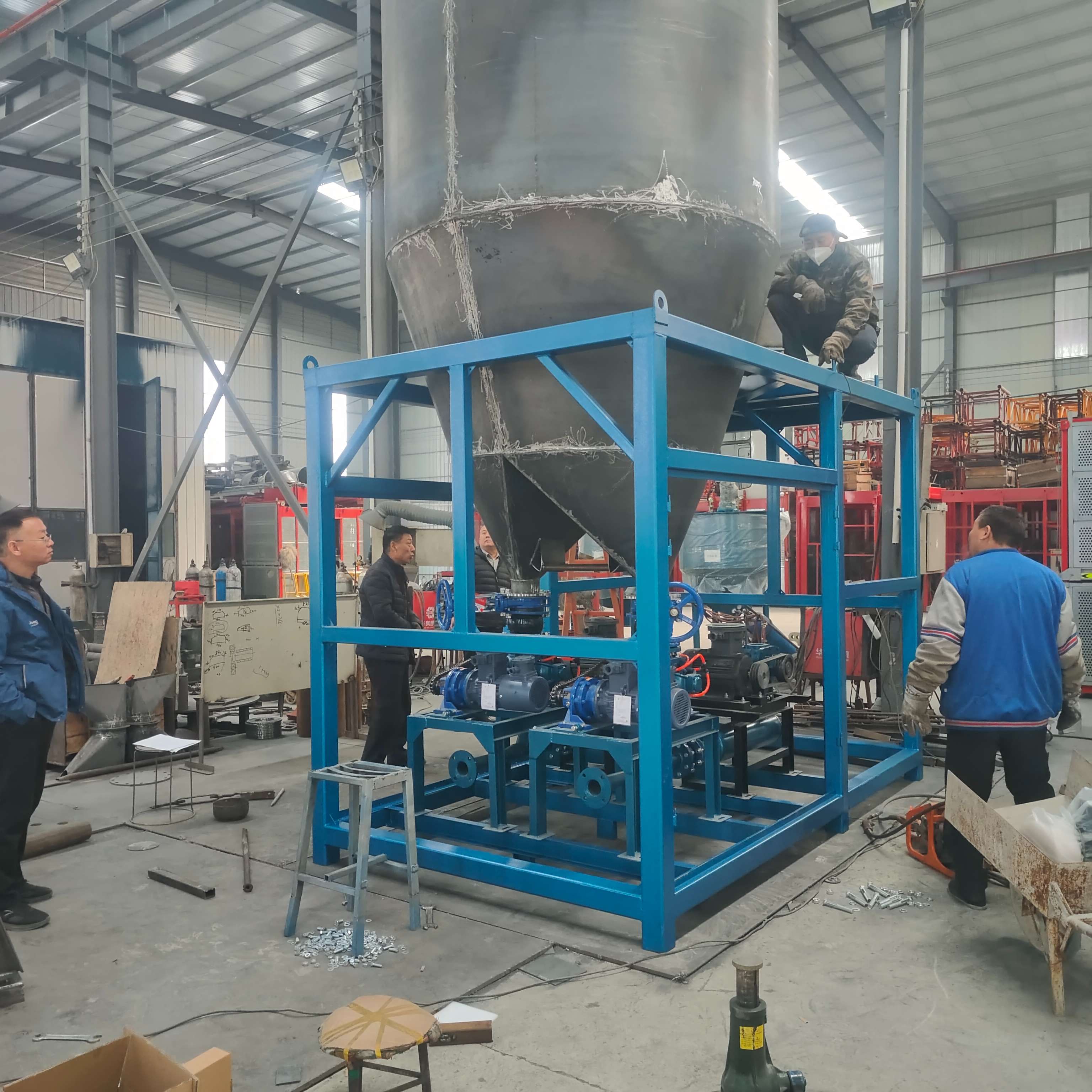 羅茨風(fēng)機(jī)，旋轉(zhuǎn)供料器，倉(cāng)泵，儲(chǔ)氣罐