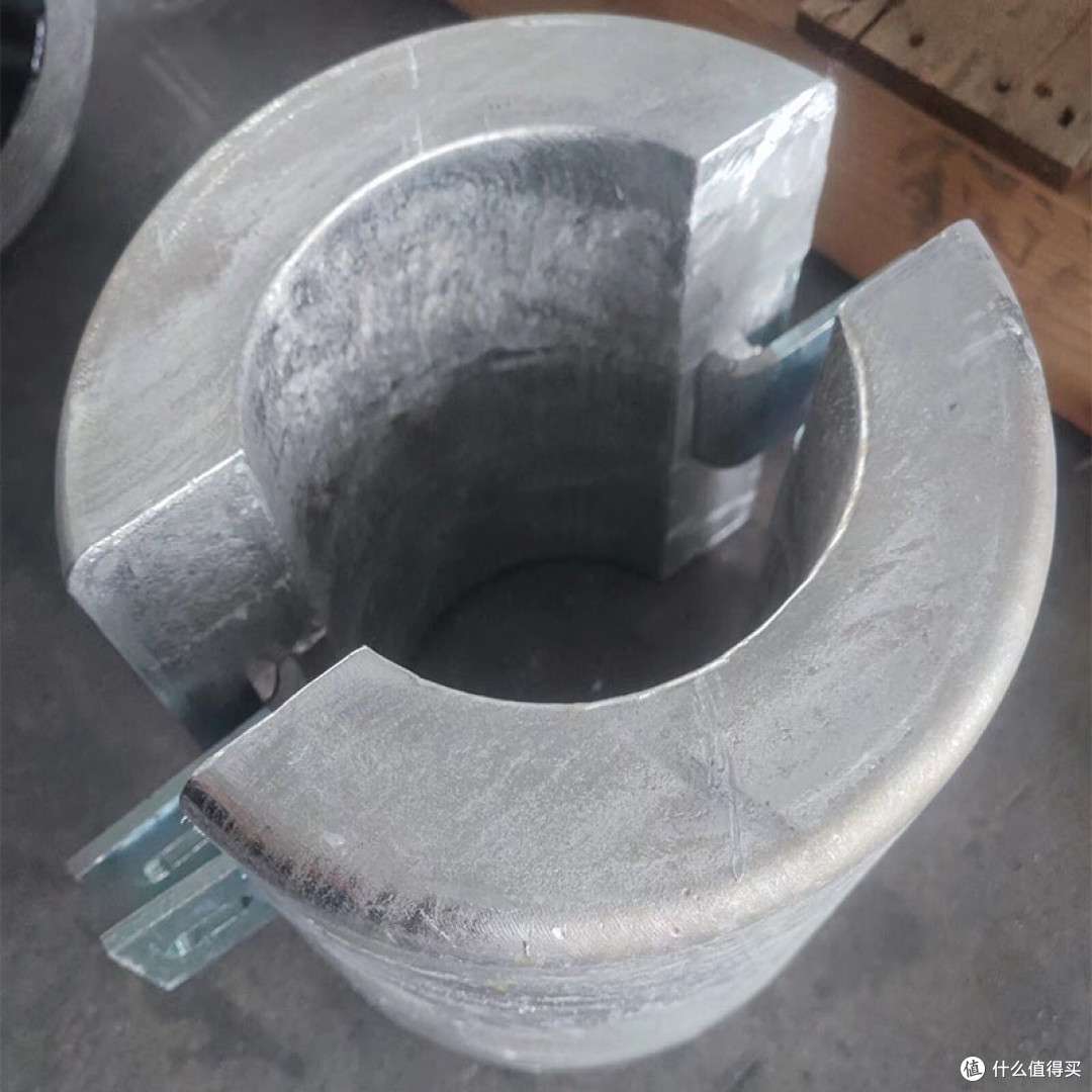 海管鐲式鋁合金犧牲陽極Φ280×250×45×51鐲式鋁陽極29kg