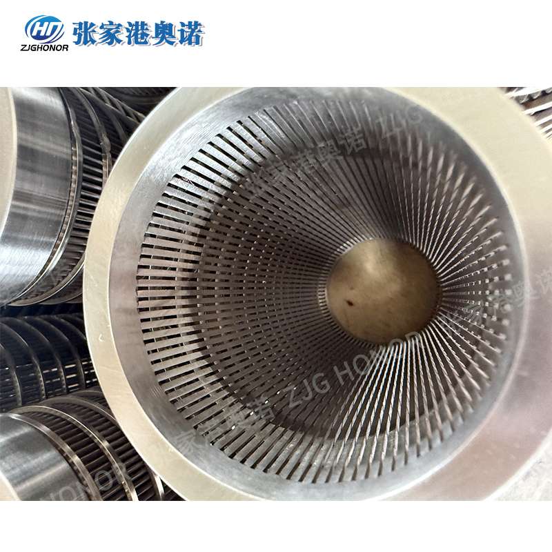 礦篩條縫不銹鋼楔形網 工業廢水過濾繞絲篩管安裝簡單