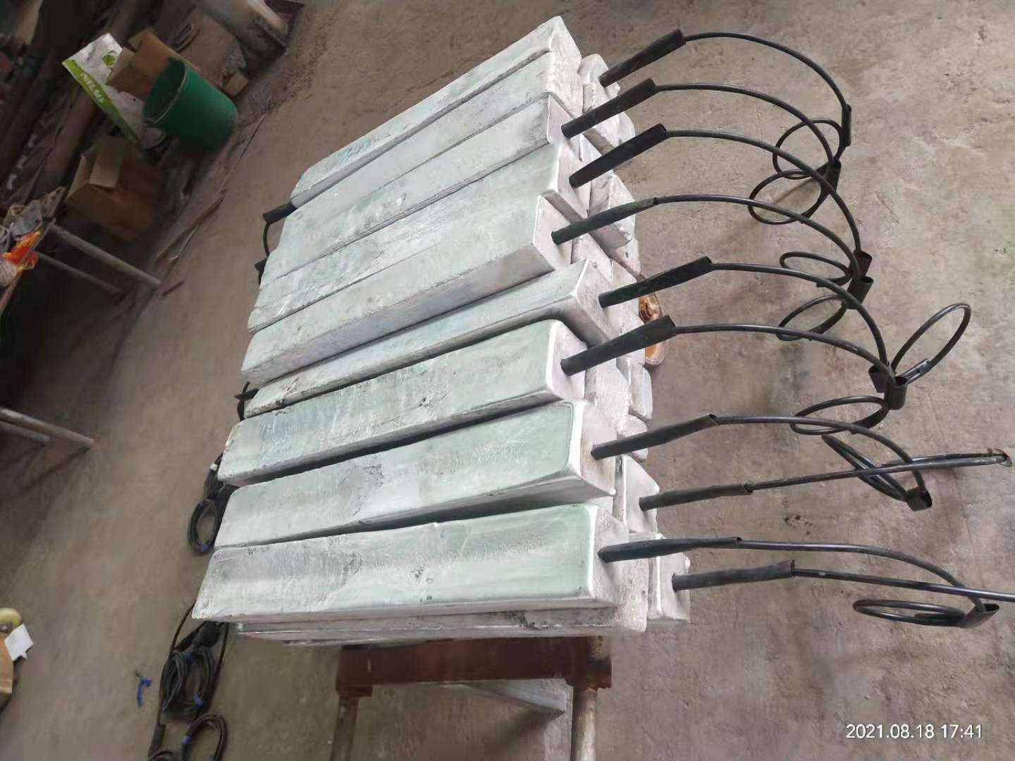 供排水管線 電位高鎂合金犧牲陽極 帶電纜 22Kg 免維護